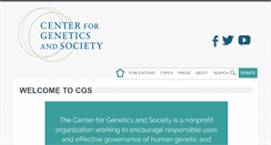 Desktop Screenshot of geneticsandsociety.org